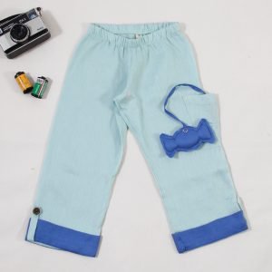 Pantalon infantil de lino