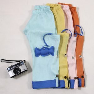 Pantalon infantil de lino